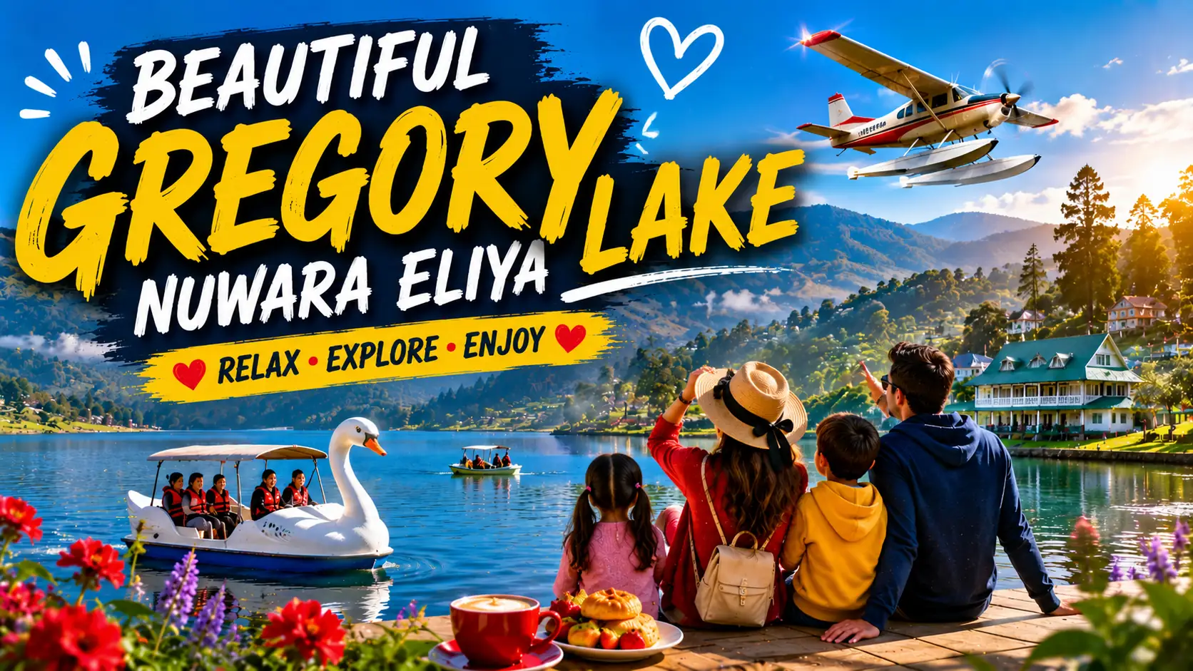 Gregory Lake in Nuwara Eliya: Cool Weather, Water Sports, Seaplane Views, Food, Events and Heated Accommodation